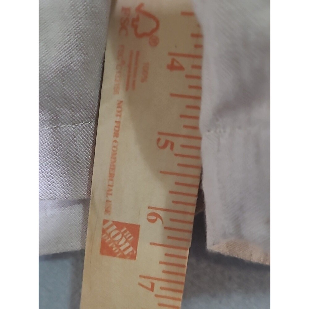 Michael Kors Shorts Men 36 Beige Linen Blend Resort Preppy Adjustable Waist Tabs - Picture 6 of 12